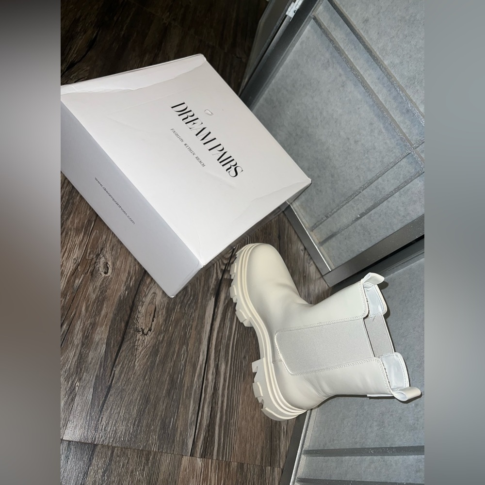 White Chelsea Boot